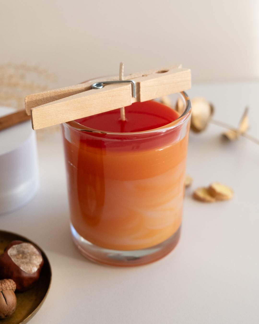 Herbstkerze selber machen Berlin