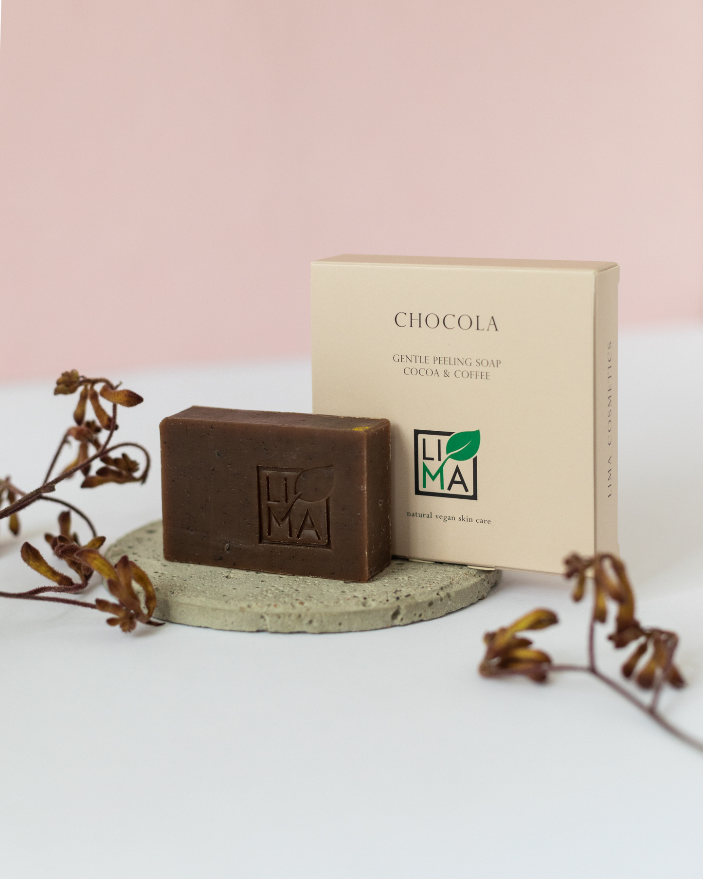 CHOCOLA body soap with coffee peeling