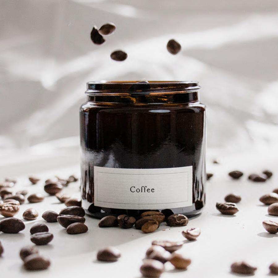 Coffee soy wax candle