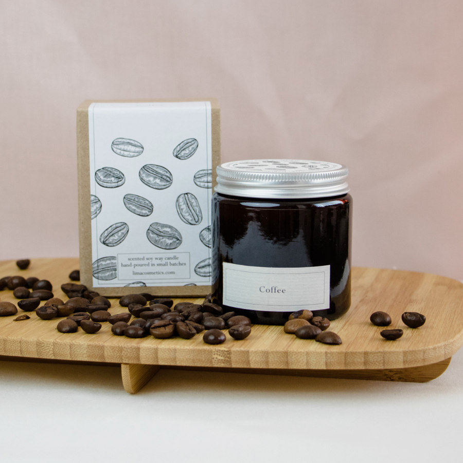 Coffee soy wax candle