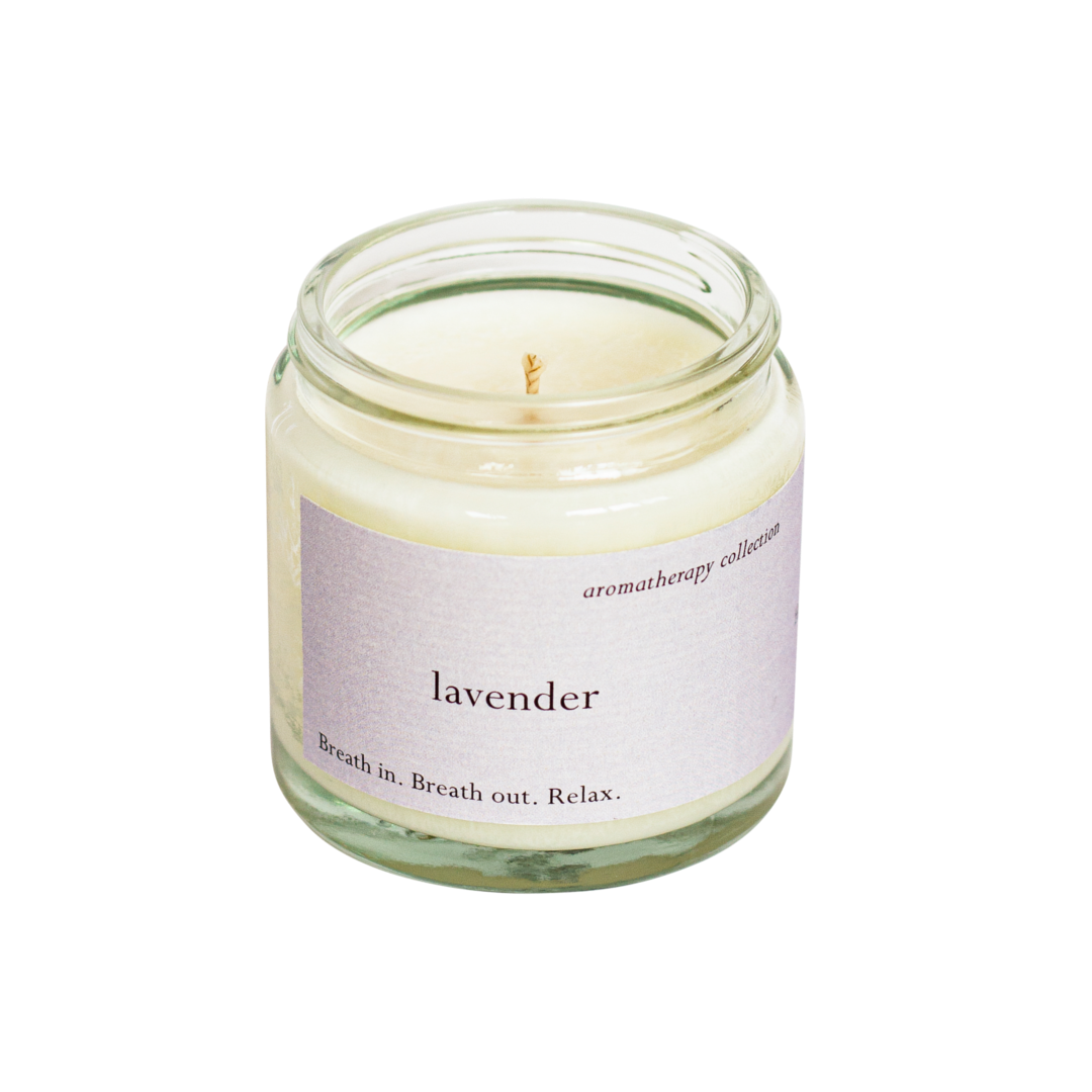 Lavender aroma candle - all-natural scented candle