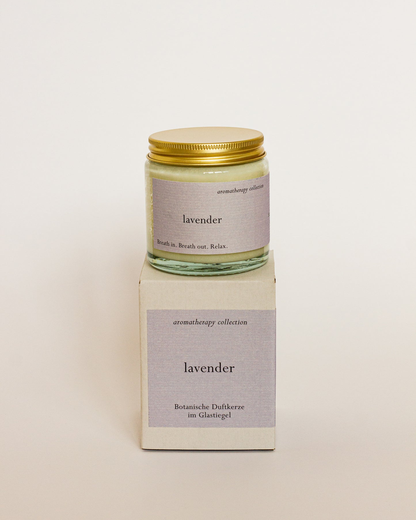 Lavender aroma candle - all-natural scented candle
