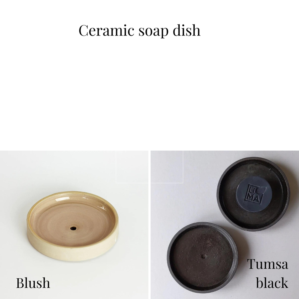 
                  
                    Gift set with ceramic soap dish
                  
                