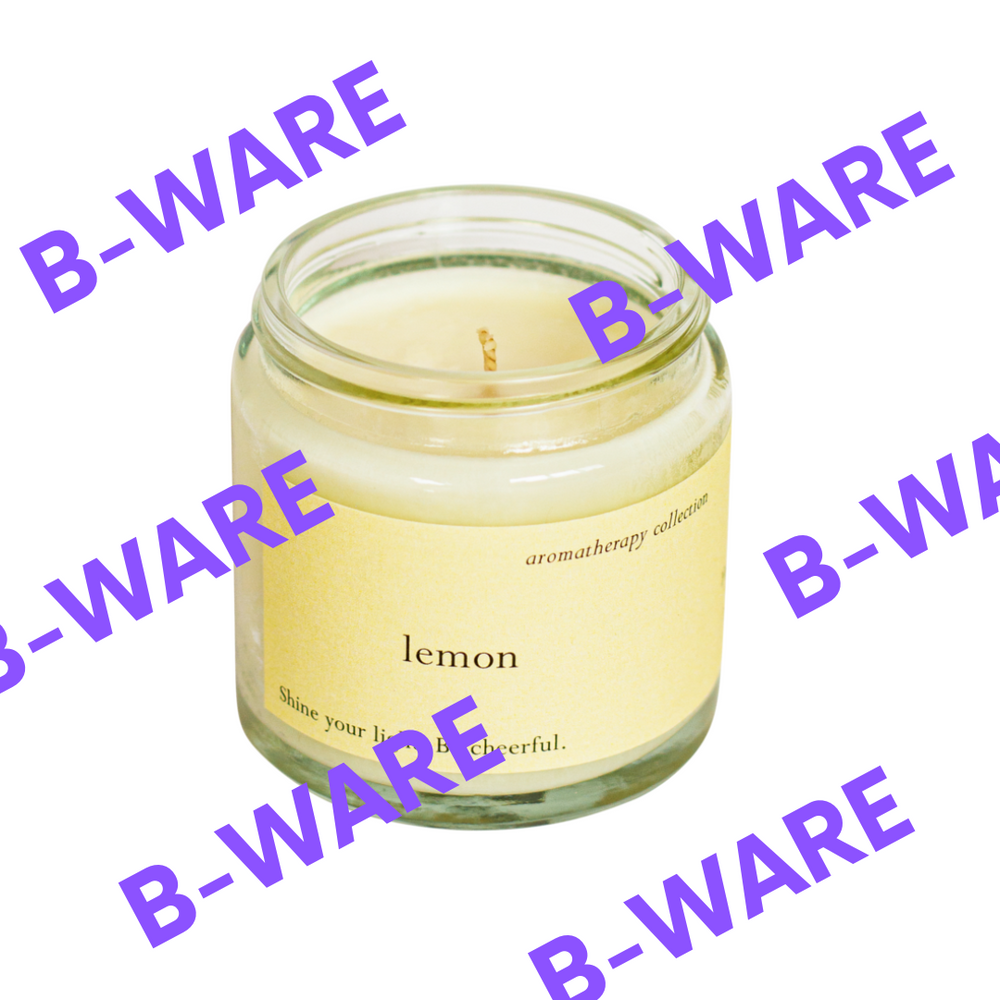 
                  
                    B-Ware/ Lemon Aromakerze - natürliche Duftkerze
                  
                