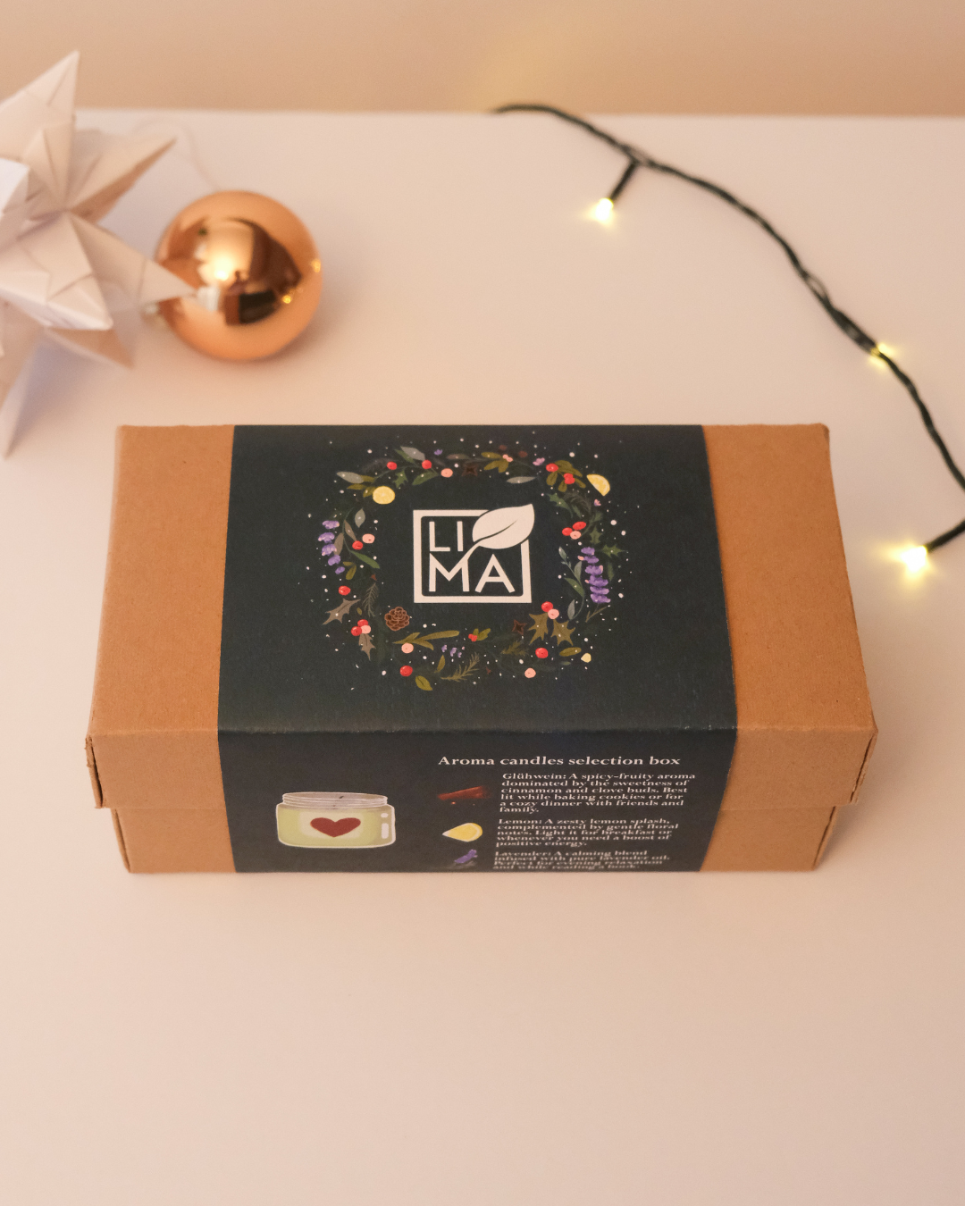 
                  
                    Aroma candles selection box - 3 scented candles
                  
                