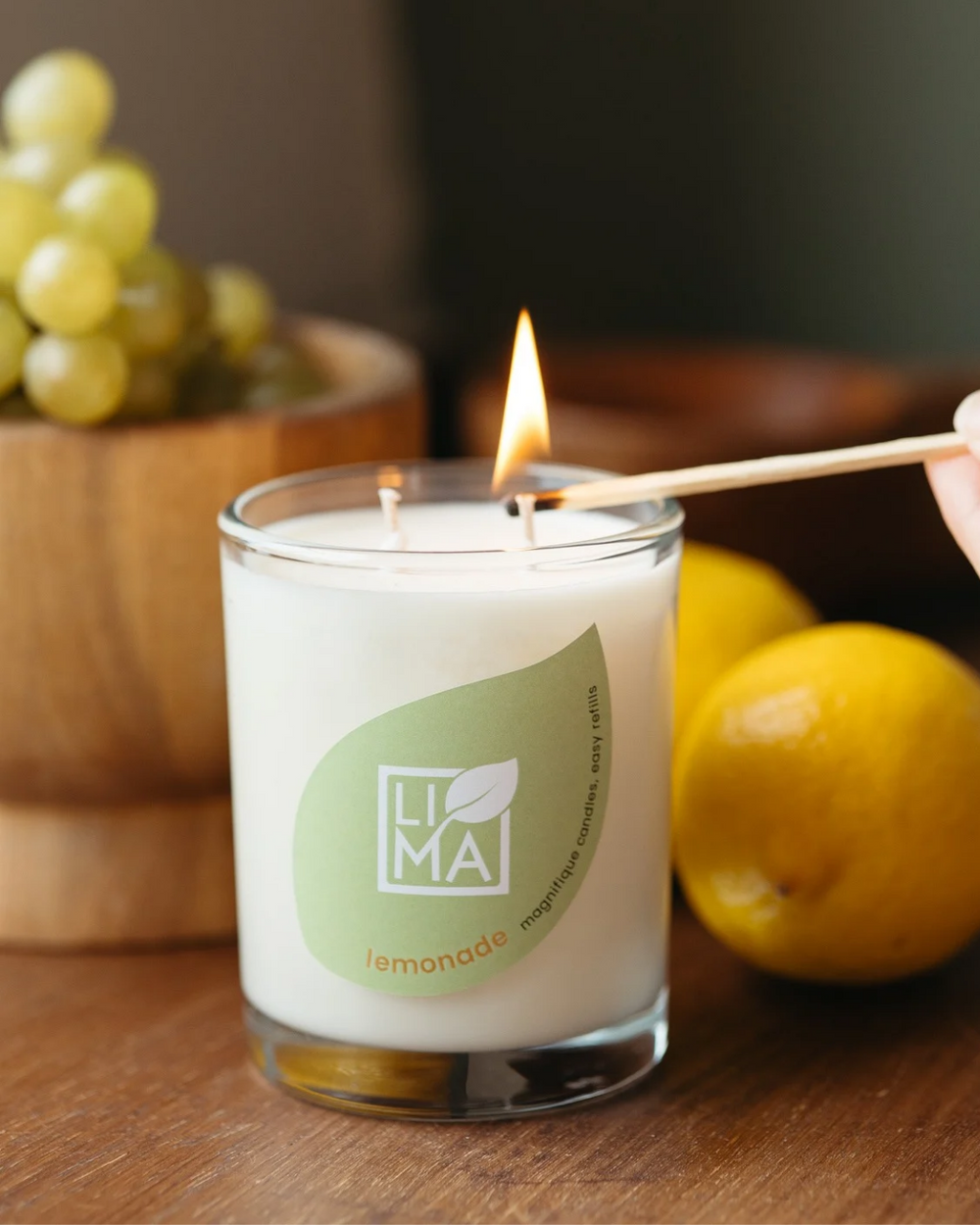 DIY candle refill set 'Lemonade'