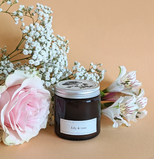 
                  
                    Lily & rose soy wax candle
                  
                